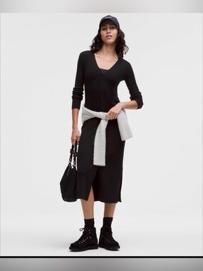 Lululemon Micro Cable Buttoned Dress